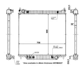 WILMINK GROUP wg1723090 -  Радиатор, охлаждение двигателя